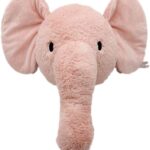 Wanddecoratie Label-Label Elephant Elly Pink