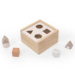 Houten Vormen Sorteerdoos Label-Label Nougat