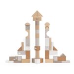 Houten Blokken Label-Label Nougat