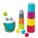 Vormenstoof B-Kids Shape Sorting Stack N'Nest Buckets