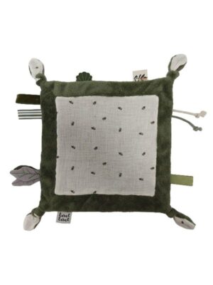 Knuffeldoekje Label-Label Olive Dark Green