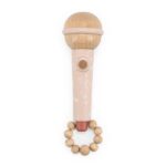 Microfoon Label-Label Hout Pink