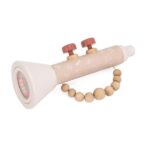 Trompet Label-Label Hout Pink