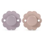 Fopspeen Suavinex Wonder Silicone DUO 6-18mnd Lavender/Pale Mauve