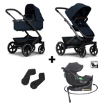 Kinderwagen Joolz Geo³ Navy Blue + Autostoel EasyGo Buz Pro I-Size 360 Ink&Base