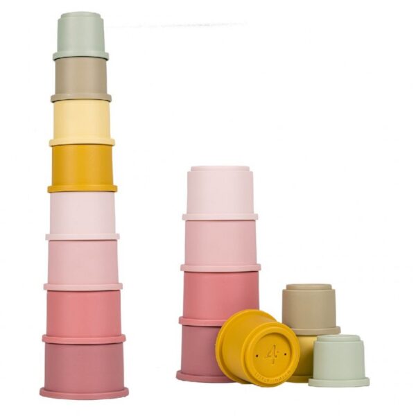 Stapelbekers Little Dutch Roze - Afbeelding 1