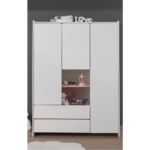 Kast 3-deurs Kiddy Wit