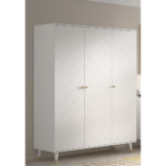 Kast 3-deurs Billy Wit