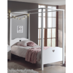 Hemelbed Amori 90x200 Wit