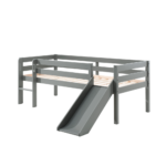 Halfhoogslaper Pino met Glijbaan Grijs