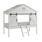 Halfhoogslaper Barnie 90x200 Wit