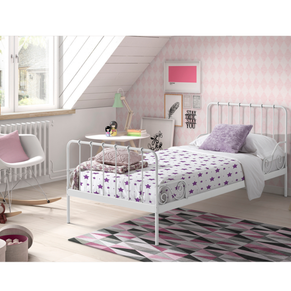 Kinderbed Alice 90x200 Wit - Afbeelding 1