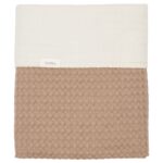 Deken Wieg Koeka Wafel Cotton Fleece Caffe