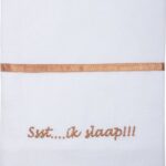 Laken Wieg Briljant Baby 75x100 Ssst Ik Slaap Terra