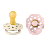 Fopspeen Bibs Boheme Ivory/Blossom 0-6mnd 2st