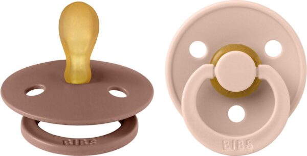 Fopspeen Bibs Symmetric Blush/Woodchuck 6-18mnd 2st - Afbeelding 1