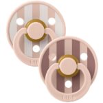 Fopspeen BIBS Colour Studio Block Blush 6-18 mnd 2 st