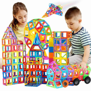 Magnet Building Blocks™ - Ontplooi de eigen creativiteit - magnetische tegels Set van 120 + 28 gratis | Educatief Speelgoed