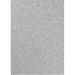 Strijkfolie - A4 - glitter zilver