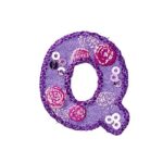 Iron-on letter Q kleur