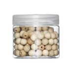 Houten kralen - 150 stuks /8 mm - naturel