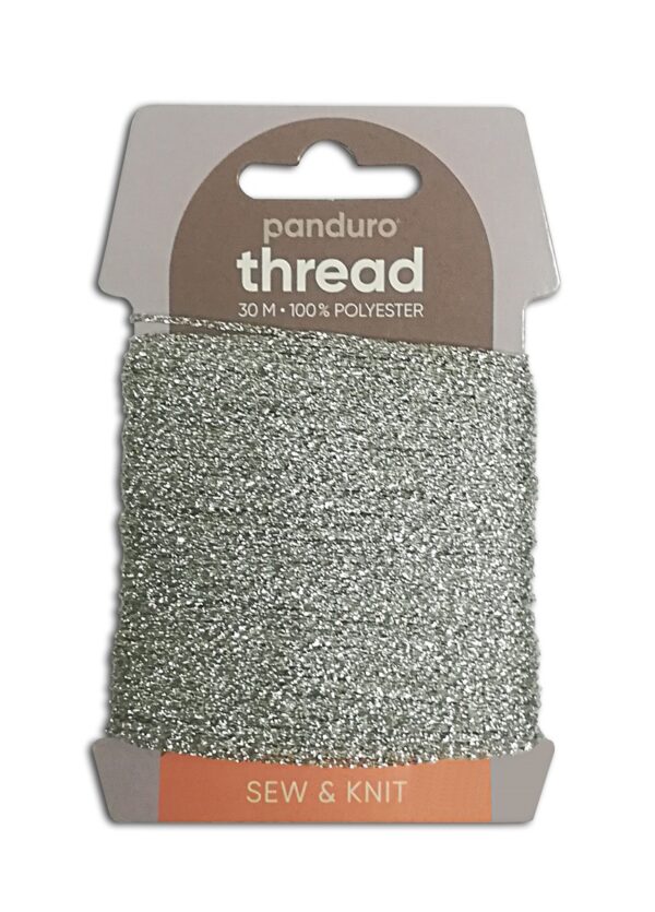 Decoratief draad - 1 mm - 30 meter - zilverkleurig - Afbeelding 1