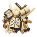 Kralenmix buffelbot -±50 gram