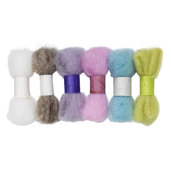 Nepal wool lamswolset 6x 2 gram- Pastel - Afbeelding 1