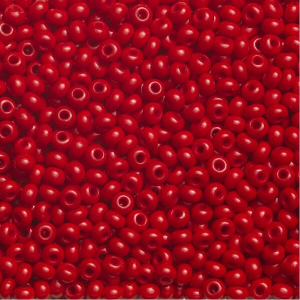 Rocailles - 6/0 - rood - Afbeelding 1