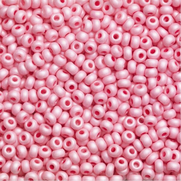 Rocailles - 6/0 - roze - Afbeelding 1