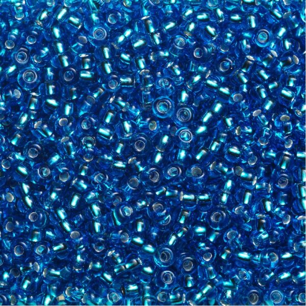Rocailles - 6/0 - turquoise metaal kern - Afbeelding 1