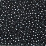 Rocailles - 9/0 - donkergrijs iriserend