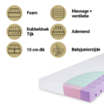 Matras Peuterbed Babymatex 70x140 Aero