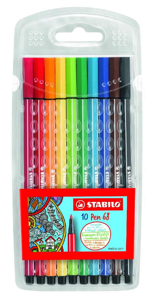 STABILO Pen 68 - 10 stuks - basis - Afbeelding 1