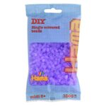 Hama Midi - strijkkralen - 1000 stuks - translucent lilac 74