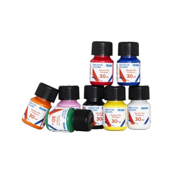 Plakkaatverf - ready mix - 8x 30 ml - Afbeelding 1