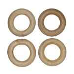 Houten ringen - 60 mm - 4 stuks