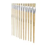 Panduro penselen set - olieverf - plat