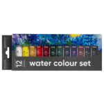 Panduro aquarelverf set - 12x 12 ml