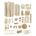 Miniaturen - poppenhuis basisset 147-delig