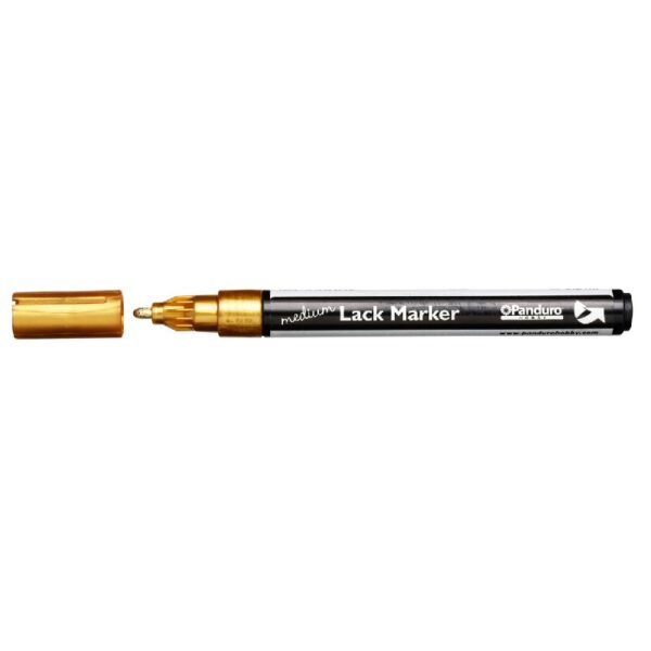 Panduro lakmarker - 2 mm - goud - Afbeelding 1