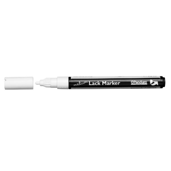 Panduro lakmarker - 2 mm - wit - Afbeelding 1