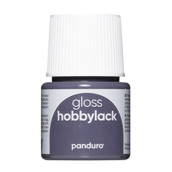 Hobbylak - 45 ml - glans - donkergrijs - Afbeelding 1