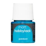 Hobbylak mat - 45 ml - caribisch blauw