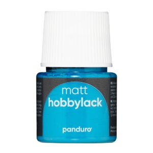 Hobbylak mat - 45 ml - caribisch blauw