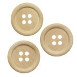 Houten knopen - 20 mm - 12 stuks