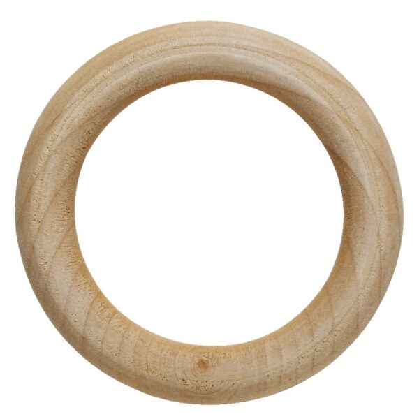 Houten ring - 68 mm - Afbeelding 1
