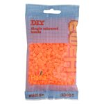Hama Midi - strijkkralen - 1000 stuks - translucent neon orange 38
