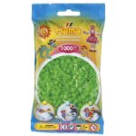 Hama Midi - strijkkralen - 1000 stuks - translucent fluor green 42