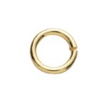 Buigringen - 4 mm - 10 stuks - goudkleurig